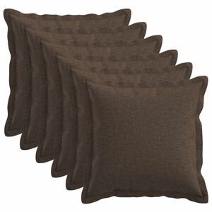 vidaXL Калъфка за възглавница 6 бр. HOUTEN Таупе 30 x 30 cm