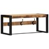 vidaXL Закачалка за палта 80x35x35 cm Масивна груба дървесина Манго