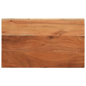 vidaXL Плот за маса 40x20x2,5 см, правоъгълен, масивна акация