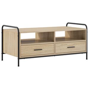 vidaXL Масичка за кафе Дъб сонома 99,5 x 49 x 46 см
