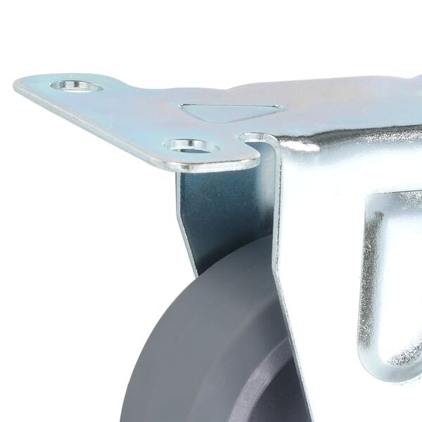 vidaXL 12 бр фиксирани колела, 75 мм