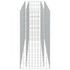 vidaXL Габион повдигната леха, поцинкована стомана, 180x50x100 cм