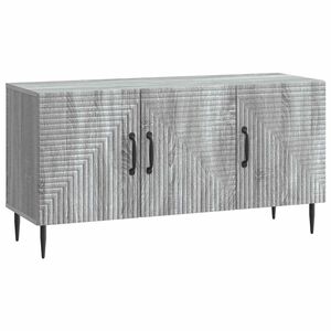 vidaXL ТВ шкаф Сива сонома 99 x 34,5 x 50 см Инженерна дървесина