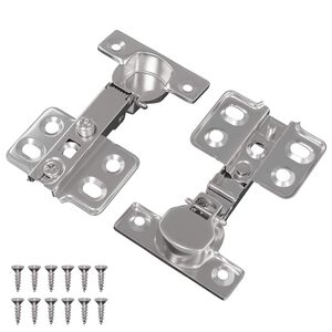 vidaXL Панта 2 бр. Никел 85 x 52,5 x 9,5 мм Желязо