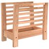 vidaXL Поставка за списания 40x26,5x38,5 см масивна орехова дървесина
