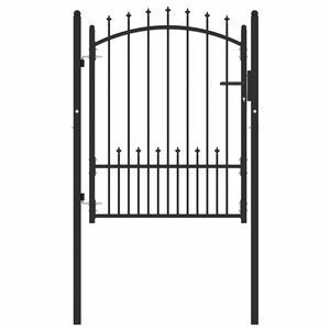 vidaXL Оградна врата с шипове EMMEN 100 x 125 cm