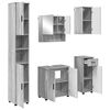 vidaXL Комплект мебели за баня 5 бр. Сив Сонома 61 x 35 x 64 см