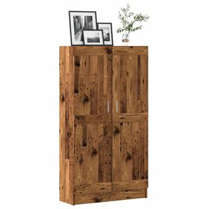 vidaXL grāmatu plaukts, veca koka, 82,5x30,5x150 см, инженерно дърво