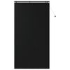 vidaXL Венецианска щора Черно 125 x 250 cm 35 mm