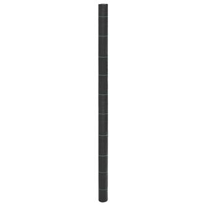 vidaXL Мембрана против плевели, черна, 2x200 м, PP