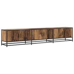 vidaXL ТВ Единици 210 x 35 x 41 см Старо дърво