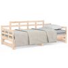 vidaXL Разтегателна кушетка, борово дърво масив, 2x(80x200) см