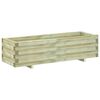 vidaXL Повдигната леха, 120x40x30 см, дървена, правоъгълна