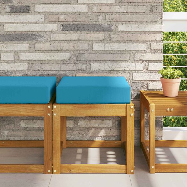 vidaXL Възглавница за открито седалка Кралско синьо 40 x 40 x 8 см