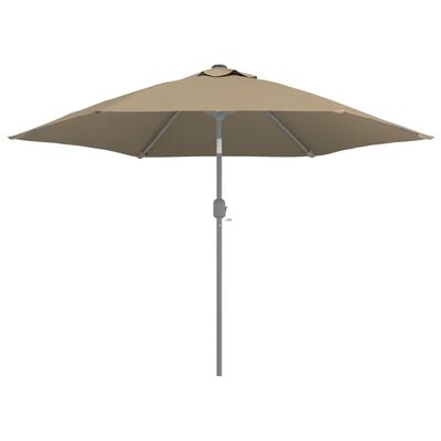 vidaXL Резервно покривало за градински чадър, таупе, 300 см