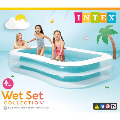 Intex Семеен басейн Swim Center, 262x175x56 см
