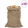 vidaXL Чували от юта 30 бр 60x105 см 100% юта 340 gsm