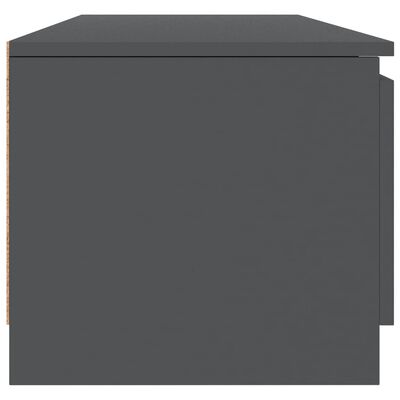 vidaXL ТВ шкаф, сив, 140x40x35,5 см, ПДЧ