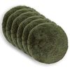 vidaXL Калъфка за възглавница 6 pcs HEERLEN Зелено &Oslash; 60 cm ПВ флийс