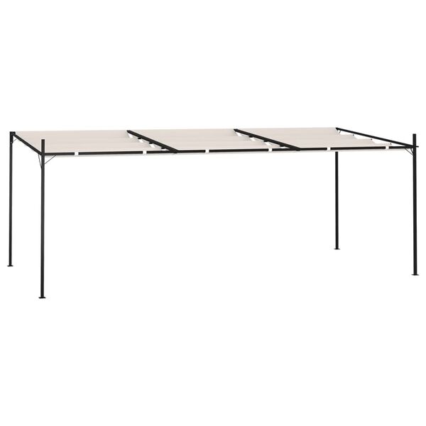 vidaXL Градински трапезен комплект, 5 части, сив