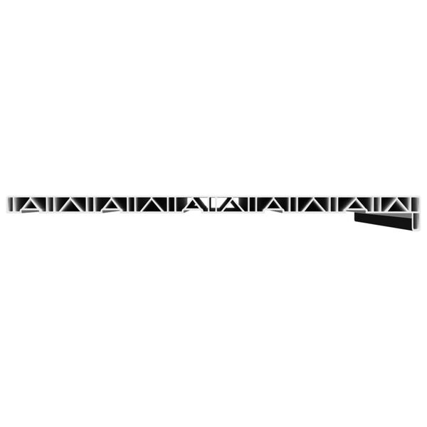 vidaXL Перваз за прозорец Антрацит с дъресен шарка 80 x 50 x 4,5 см