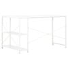 vidaXL Компютърно бюро, бяло, 120x72x70 см