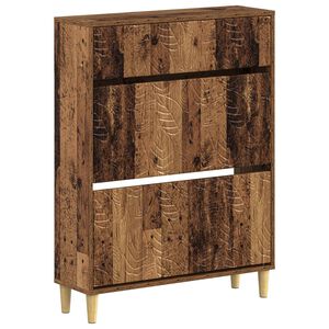 vidaXL Шкаф за обувки DELFT 78 x 24 x 103 см Инженерна дървесина
