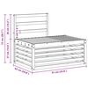 vidaXL Комплект дивани за открито 2 Брой Естествен 182,5 x 63 x 73 см