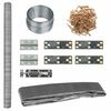 vidaXL Клетка за пилета 3x1,5x1,5 м стомана