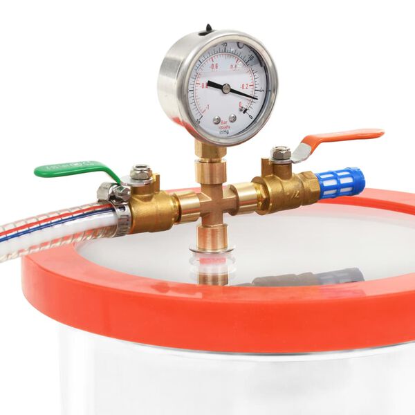 vidaXL Вакуумна камера, неръждаема стомана, 22,7 л