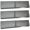 vidaXL Задържащи стени 6 бр. 100 x 12 x 30 см Поцинкована стомана