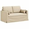 vidaXL Диван Крем 139 x 78 x 80 см текстил