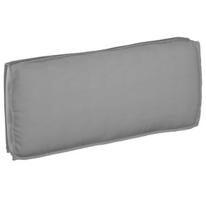 vidaXL Възглавница Оксфордска тъкан Сив 120 x 50 x 12 см