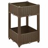 vidaXL Повдигната леха, 40x40x71 см, полипропилен