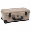 vidaXL Твърд куфар Пясък 56 x 35 x 23 cm Полипропилен и ABS