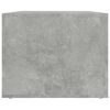 vidaXL Маса за кафе, бетонно сива, 80x50x40 см, инженерно дърво