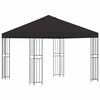 vidaXL Шатра 3 x 3 m Антрацит Полиестер и стомана 190 gsm