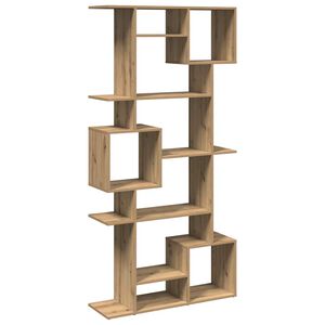 vidaXL Библиотека, дъб артизан, 92x29x188 см, инженерно дърво