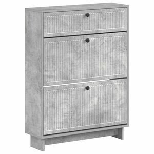 vidaXL Шкаф за обувки EDE 78 x 24 x 103 см Инженерна дървесина