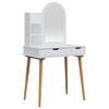 vidaXL Комплект тоалетно шкафче FAUSKE 3 бр. Бяло 76 x 50 x 143 см