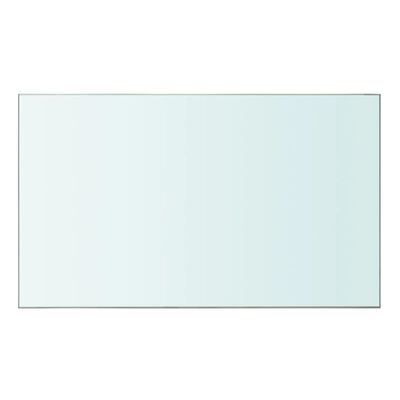 vidaXL Рафтове, 2 бр, панели прозрачно стъкло, 50x30 см