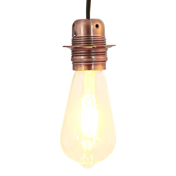 vidaXL Лампи 2 бр Червен бронз E27