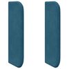 vidaXL Ушичка на таблата Синьо 40,5 x 40,5 x 4 см Кадифе