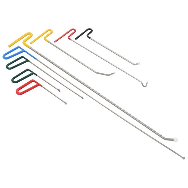 vidaXL Комплект за вдлъбнатини без боя, 8 части, неръждаема стомана