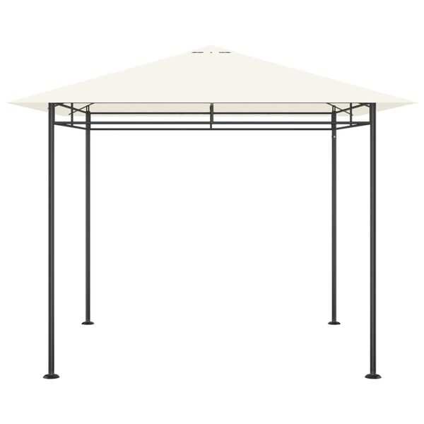 vidaXL Беседка, 3x3x2,7 м, кремава, 180 г/м&sup2;