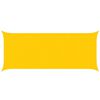 vidaXL Слънчево платно за сянка Жълто 6 x 2,5 м 100% полиестер Оксфорд
