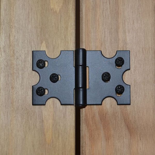 vidaXL Бюфет с витрина, мексикански бор, стил Корона