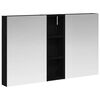 vidaXL Комплект шкафове за баня 3 бр. 100 x 10,5 x 60,5 см