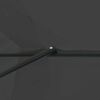 vidaXL Градински парасол Антрацит 395 x 395 x 245 см