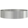 vidaXL Пръстен за саксия Сребрист 80 x 80 x 20 cm Неръждаема стомана